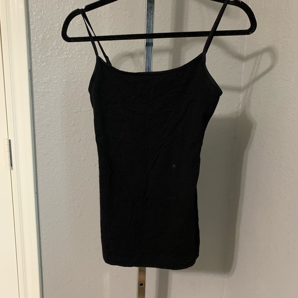 Black tank top